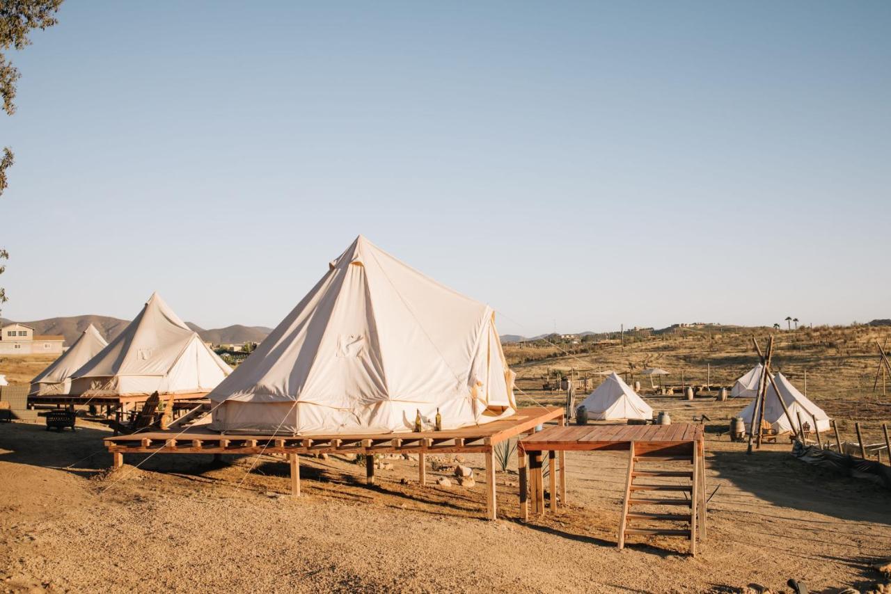 Lago Valle Wine Glamping Valle de Guadalupe Eksteriør bilde