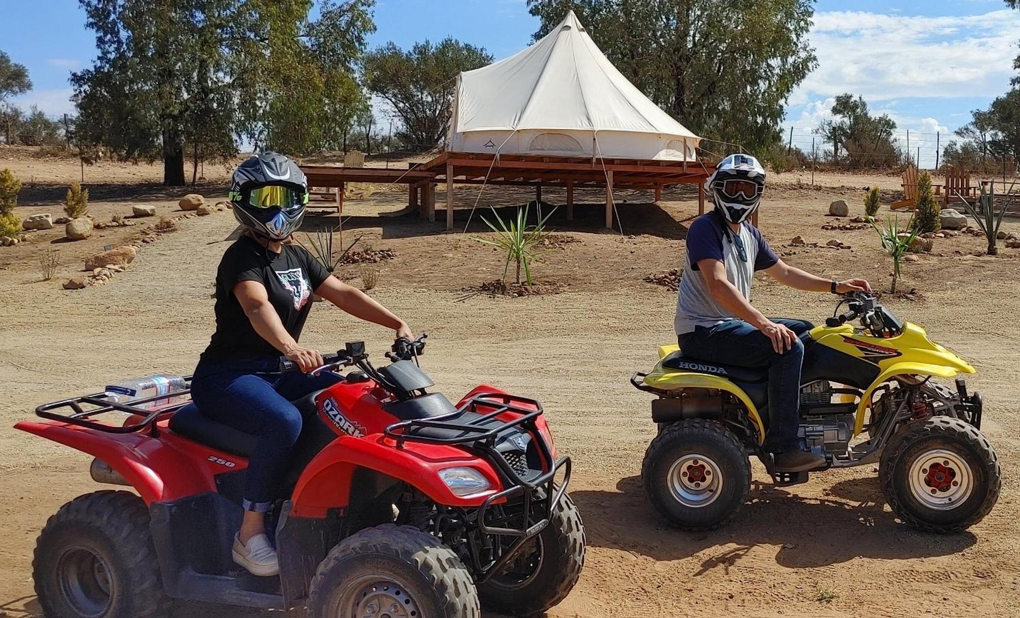 Lago Valle Wine Glamping Valle de Guadalupe Eksteriør bilde